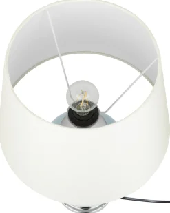 Sale Beliani Lampada da tavolo BRENTA Ceramica Azzurro Bianco Blu
