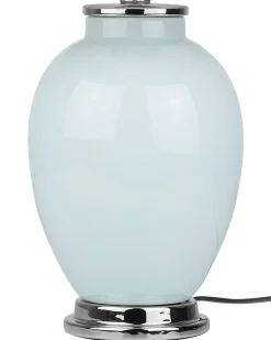 Sale Beliani Lampada da tavolo BRENTA Ceramica Azzurro Bianco Blu