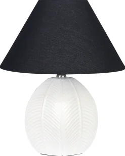 Best Beliani Lampada da tavolo CADENA Ceramica Beige Beige Nero