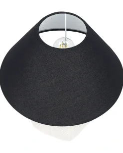Best Beliani Lampada da tavolo CADENA Ceramica Beige Beige Nero