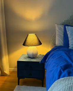Best Beliani Lampada da tavolo CADENA Ceramica Beige Beige Nero