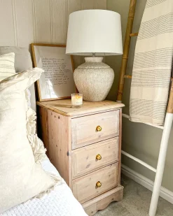 Online Beliani Lampada da tavolo CAINE Ceramica Beige chiaro Bianco Beige