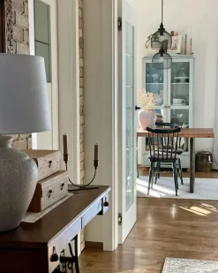 Online Beliani Lampada da tavolo CAINE Ceramica Beige chiaro Bianco Beige