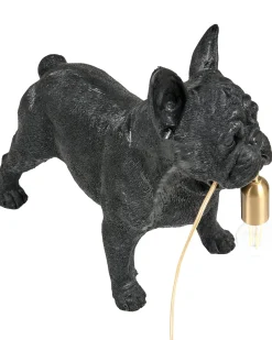 New Beliani Lampada da tavolo Cane BAXTER Nero Nero Ottone