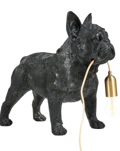 New Beliani Lampada da tavolo Cane BAXTER Nero Nero Ottone