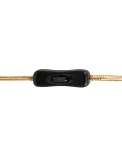New Beliani Lampada da tavolo Cane BAXTER Nero Nero Ottone