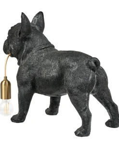 New Beliani Lampada da tavolo Cane BAXTER Nero Nero Ottone