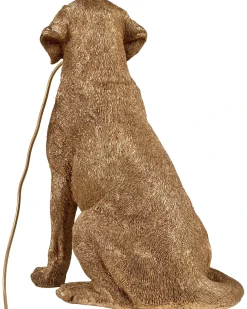 Online Beliani Lampada da tavolo Cane MARLEY Oro Oro Ottone