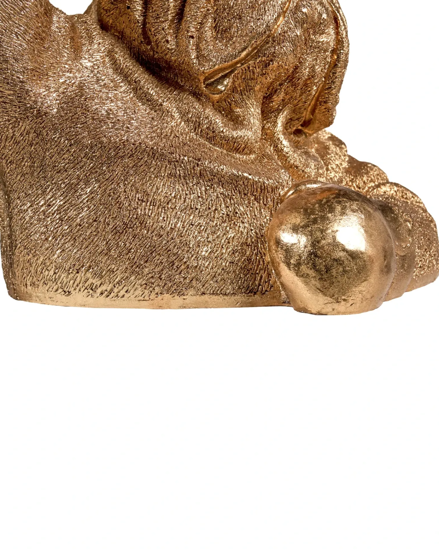 Best Beliani Lampada da tavolo Cane MIKE Oro Ottone Oro
