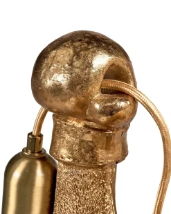 Best Beliani Lampada da tavolo Cane MIKE Oro Ottone Oro