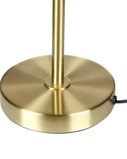 Hot Beliani Lampada da tavolo CAPARO Metallo Nero/Oro Oro Nero