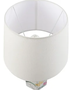 Discount Beliani Lampada da tavolo CAVADO Porcellana Bianco Bianco Blu Giallo Verde
