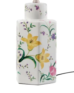 Discount Beliani Lampada da tavolo CAVADO Porcellana Bianco Bianco Blu Giallo Verde