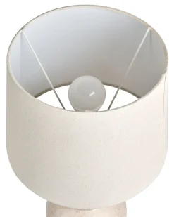 Clearance Beliani Lampada da tavolo CHARGES Ceramica chiaro Beige