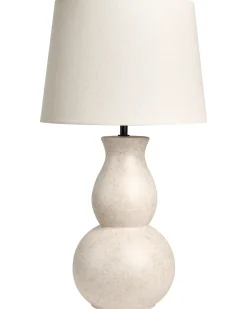 Clearance Beliani Lampada da tavolo CHARGES Ceramica chiaro Beige