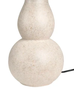 Clearance Beliani Lampada da tavolo CHARGES Ceramica chiaro Beige