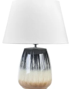 Outlet Beliani Lampada da tavolo CIDRA Ceramica Multicolore