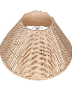 Hot Beliani Lampada da tavolo CINDER Rattan Naturale