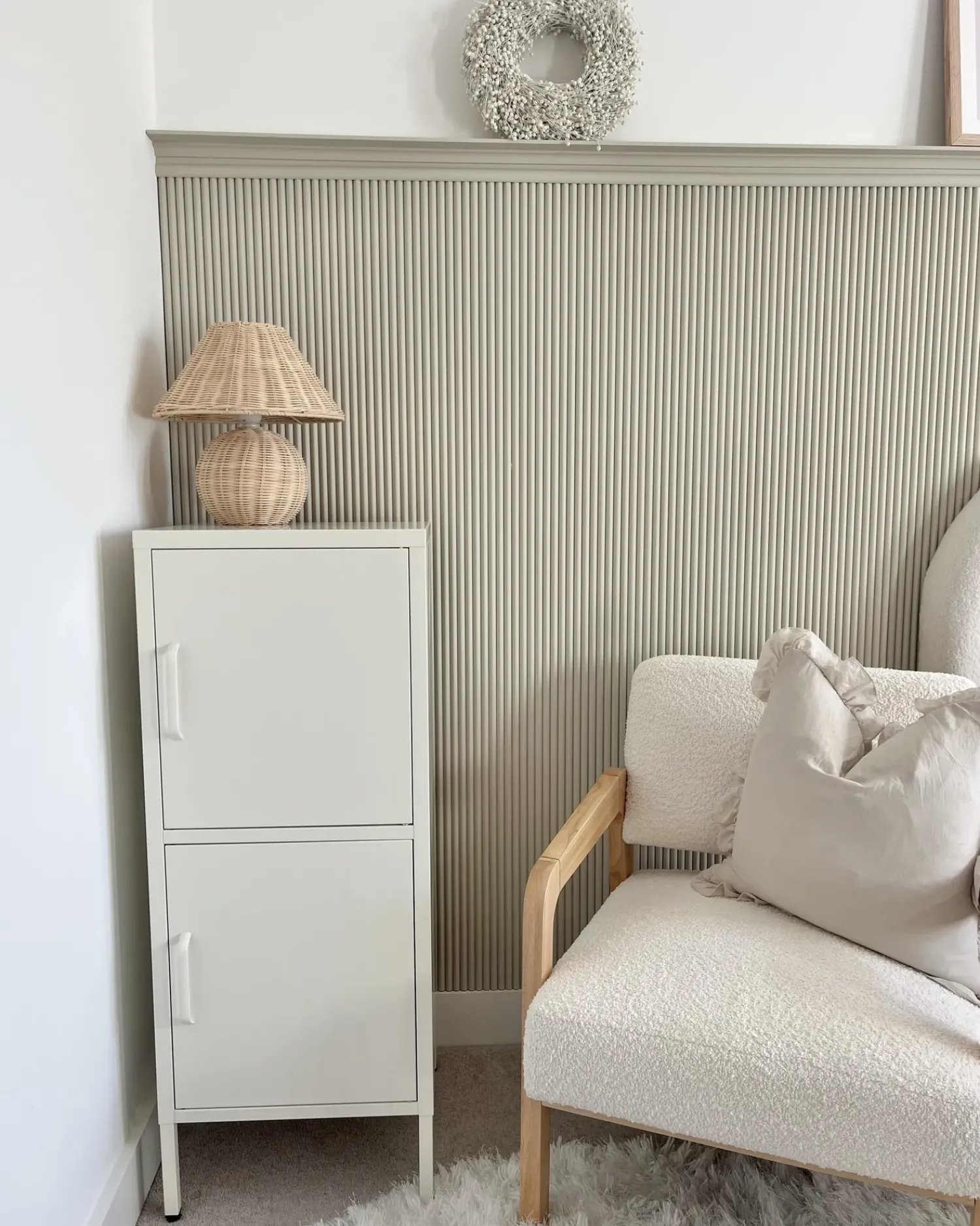 Hot Beliani Lampada da tavolo CINDER Rattan Naturale