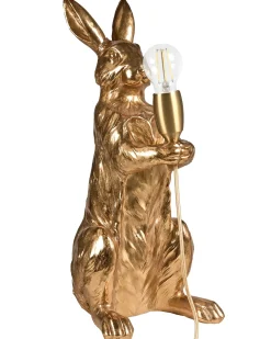 Sale Beliani Lampada da tavolo Coniglio BUGS Oro Ottone Oro