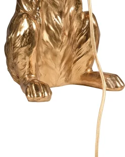 Sale Beliani Lampada da tavolo Coniglio BUGS Oro Ottone Oro