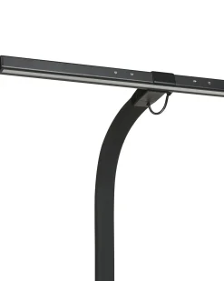 Online Beliani Lampada da tavolo con morsetto a LED AURIGA con sensore di movimento Metallo Nero