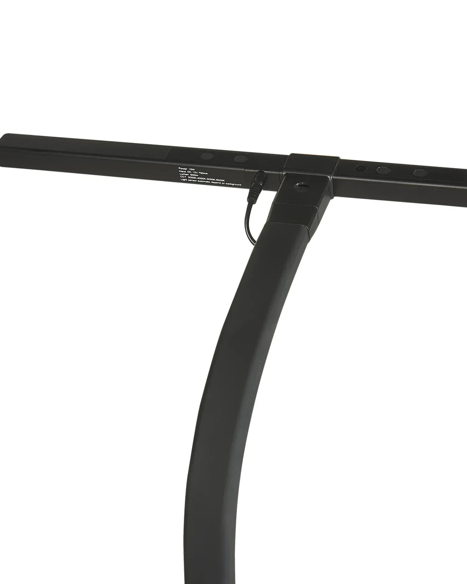 Online Beliani Lampada da tavolo con morsetto a LED AURIGA con sensore di movimento Metallo Nero