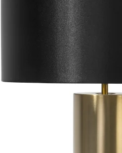 Online Beliani Lampada da tavolo DARLING Metallo Nero Grigio Oro Nero