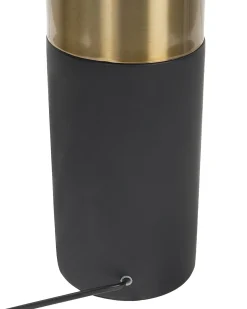 Online Beliani Lampada da tavolo DARLING Metallo Nero Grigio Oro Nero