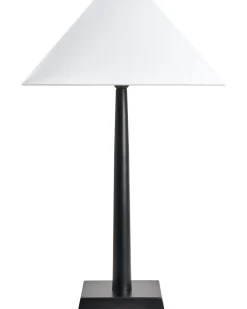 Online Beliani Lampada da tavolo DHUD Metallo Nero Bianco Nero