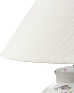 Clearance Beliani Lampada da tavolo DIOGO Porcellana Bianco Bianco Blu Giallo Rosa Verde