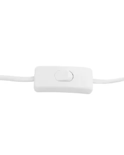 Hot Beliani Lampada da tavolo ELIA Ceramica Rosa pastello Bianco Rosa