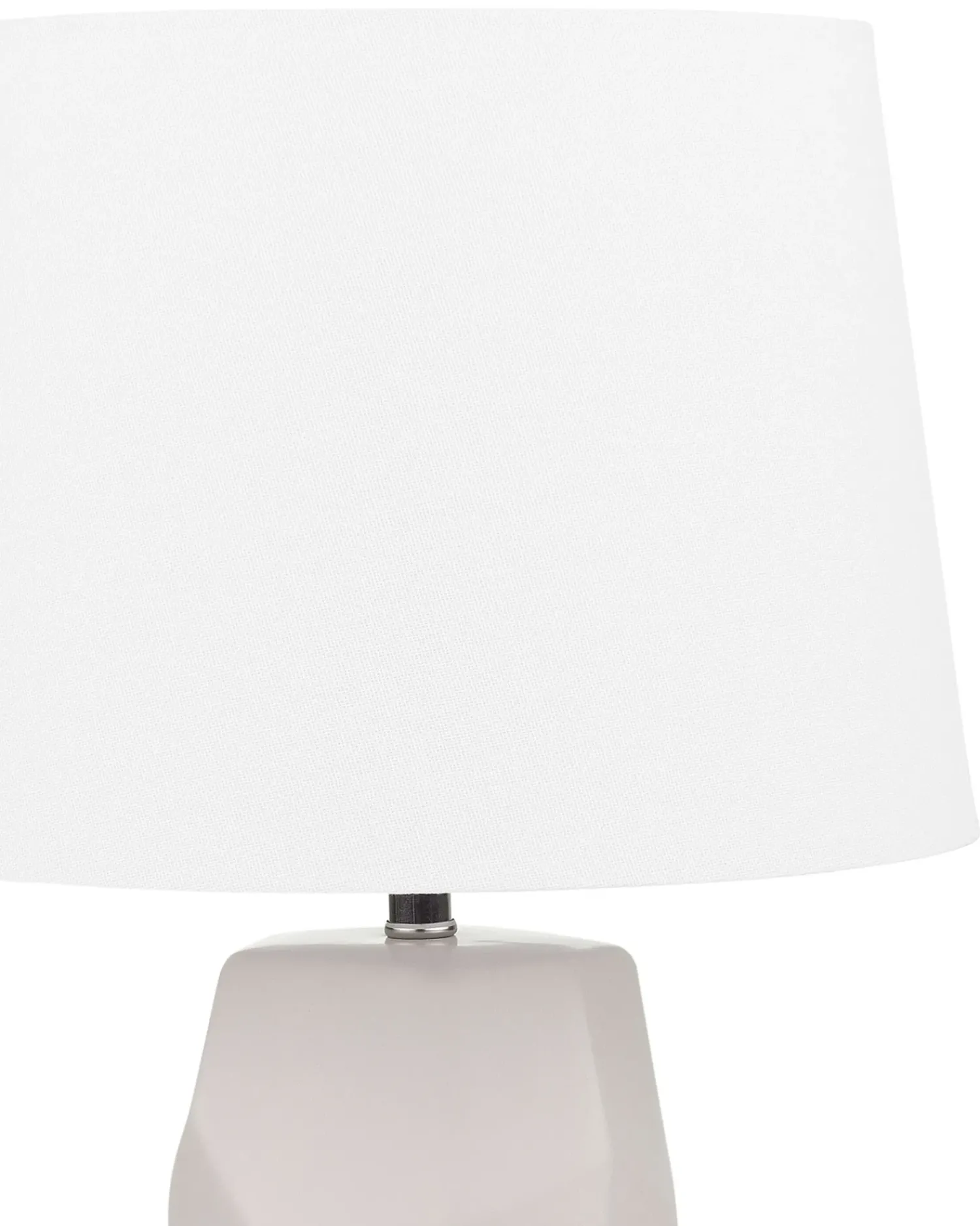 Hot Beliani Lampada da tavolo ELIA Ceramica Rosa pastello Bianco Rosa
