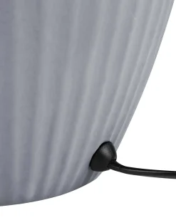 Online Beliani Lampada da tavolo FERGUS Ceramica Grigio