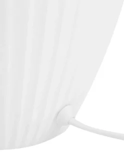 Best Beliani Lampada da tavolo FERGUS Ceramica Bianco