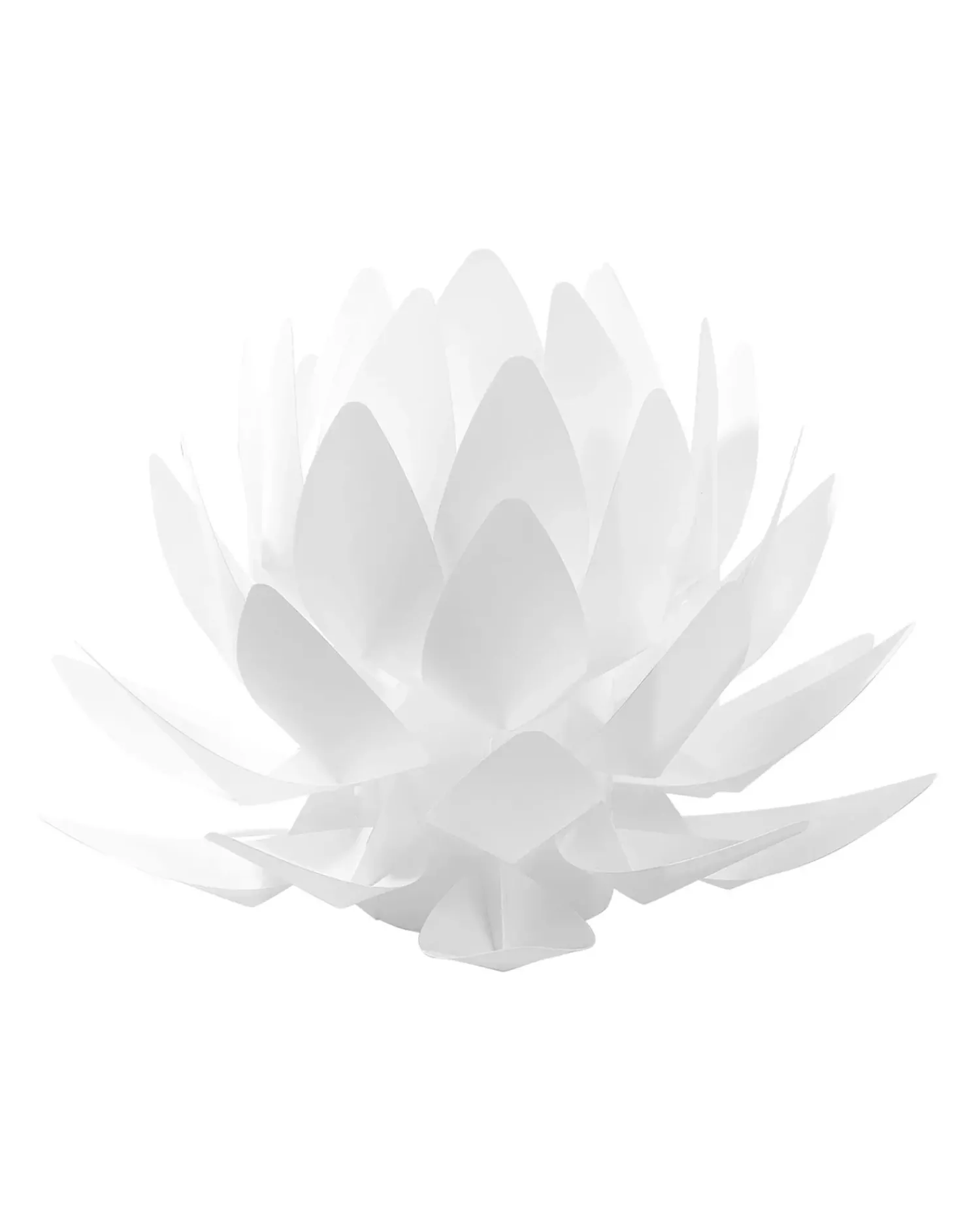 New Beliani Lampada da tavolo Fiore MUSONE Bianco