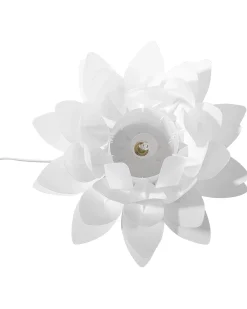 New Beliani Lampada da tavolo Fiore MUSONE Bianco