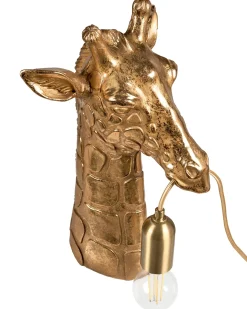 Best Beliani Lampada da tavolo Giraffa MALAIKA Oro Ottone Oro