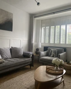 Online Beliani Lampada da tavolo GUAPORE Ceramica Nero Bianco Nero