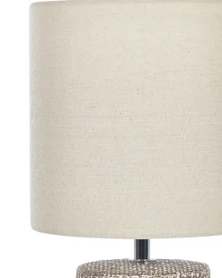 Best Beliani Lampada da tavolo IDER Ceramica Marrone Beige Marrone