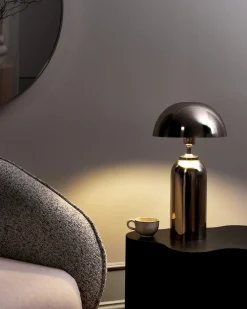 Discount Beliani Lampada da tavolo JALANGI Metallo Argento