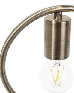 Clearance Beliani Lampada da tavolo JUCAR Metallo Ottone Beige Ottone