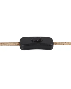 Sale Beliani Lampada da tavolo JUDY Ceramica Nero Marrone Nero