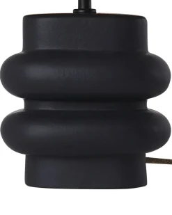 Sale Beliani Lampada da tavolo JUDY Ceramica Nero Marrone Nero
