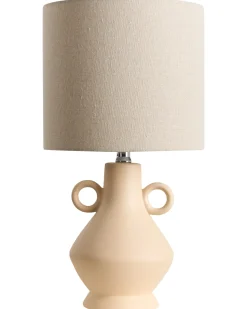 Sale Beliani Lampada da tavolo KERULEN Ceramica Beige