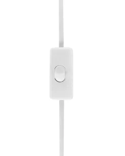 Clearance Beliani Lampada da tavolo KHOPER Ceramica Grigio Bianco Grigio