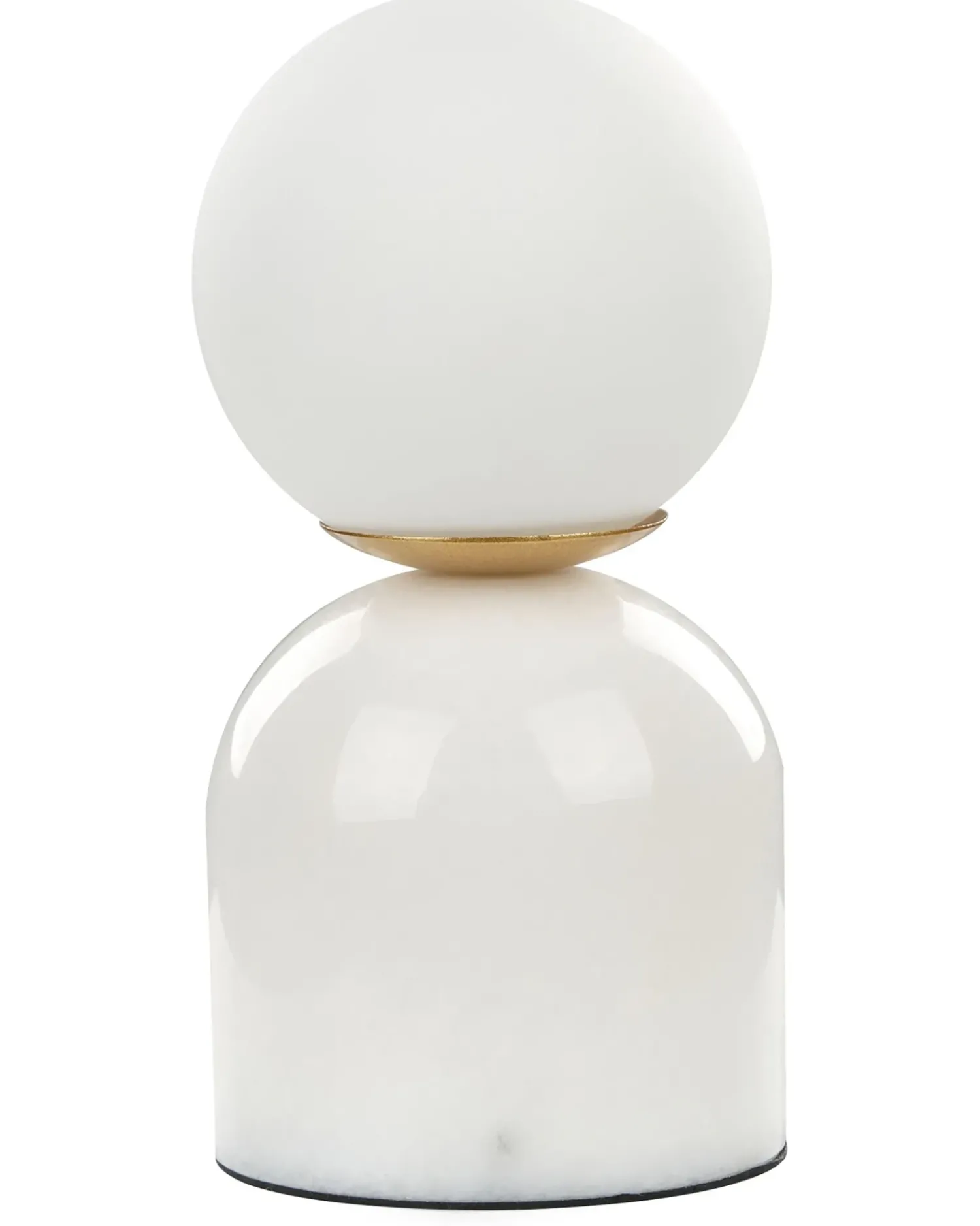 Clearance Beliani Lampada da tavolo KIWI Pietra Bianco