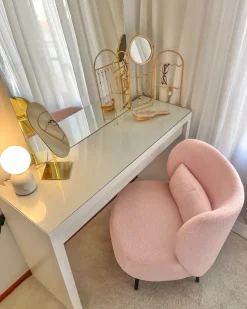 Clearance Beliani Lampada da tavolo KIWI Pietra Bianco