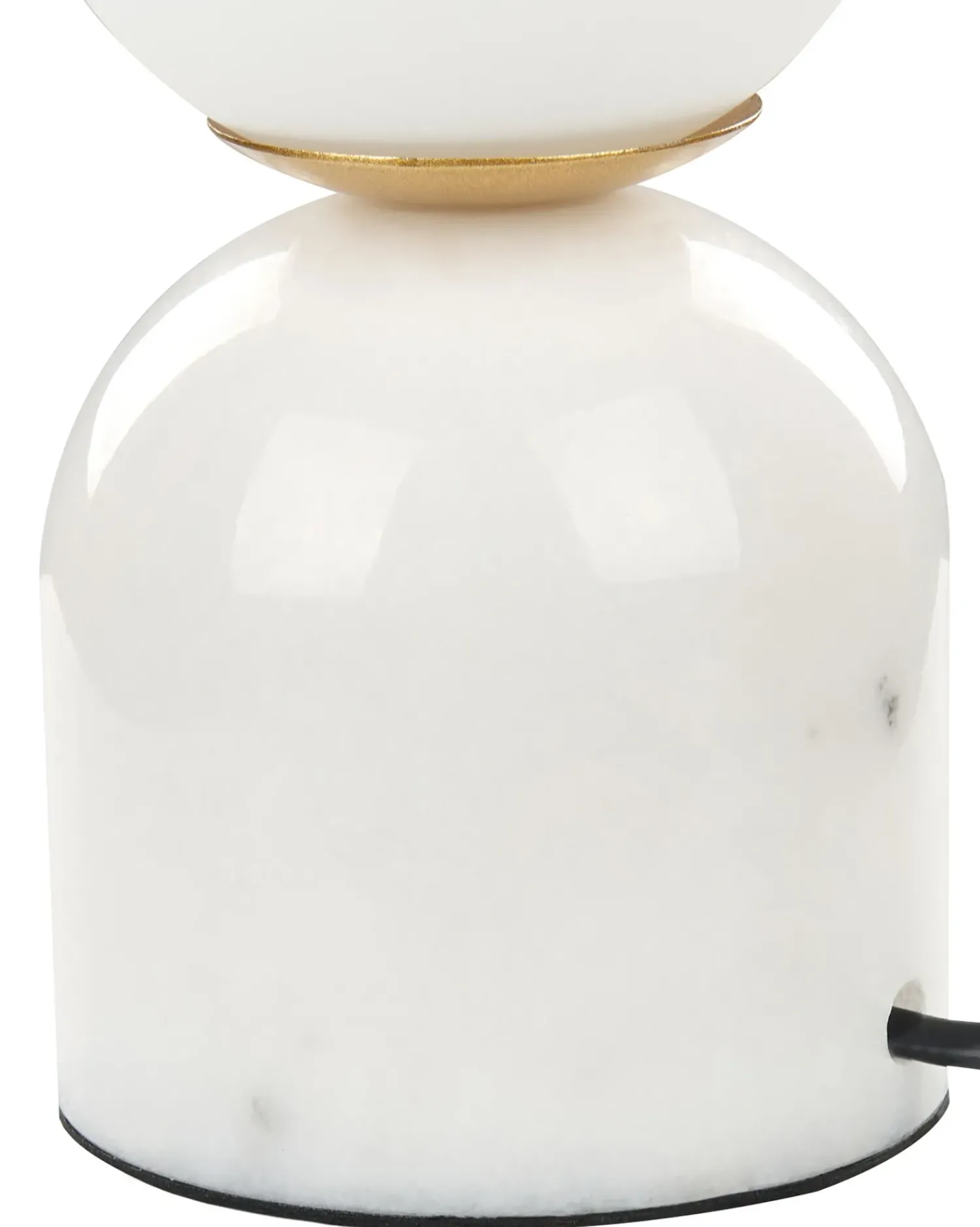 Clearance Beliani Lampada da tavolo KIWI Pietra Bianco