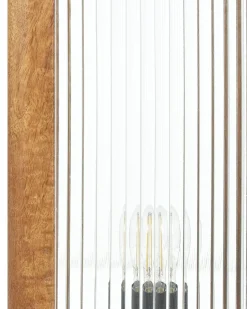 Online Beliani Lampada da tavolo KOLIDAM Legno di mango Marrone